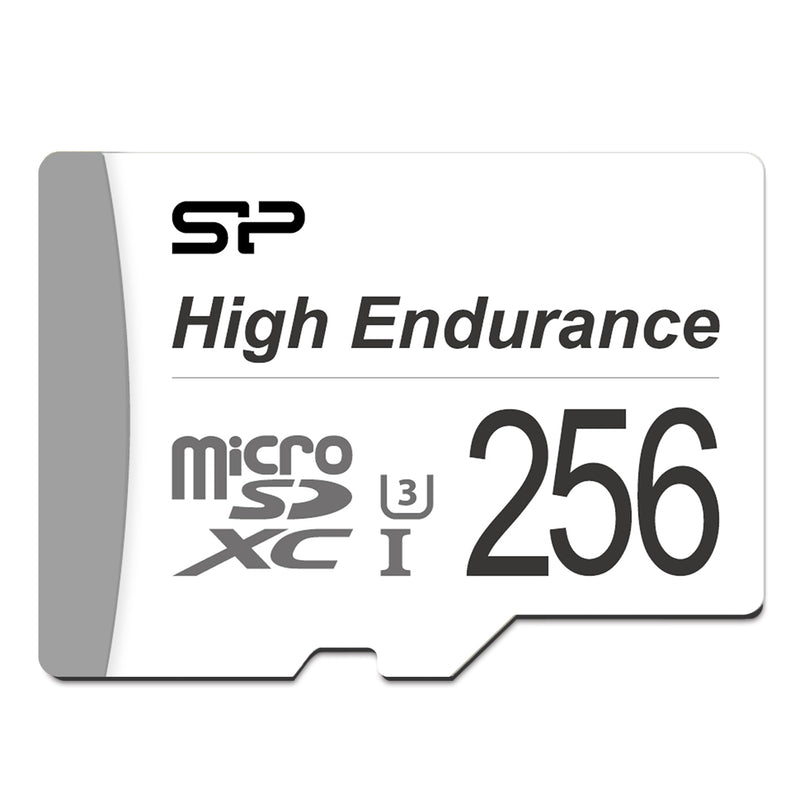 Silicon Power 128GB-512GB High Endurance MicroSD Memory Card with Adapter
