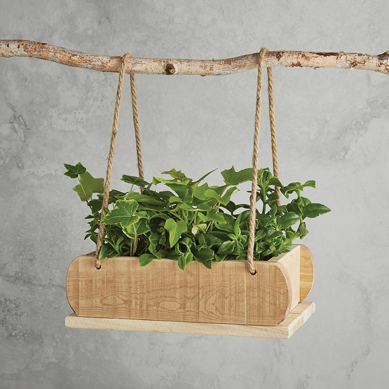 Hanging Wood Planter
