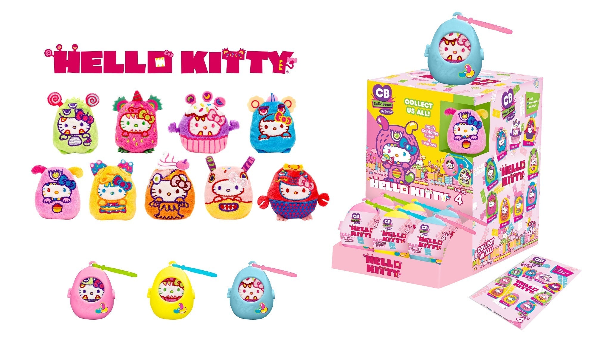 Fiesta: Cutie Beans Sanrio: Sweet Kaiju Hello Kitty - 1 Blind