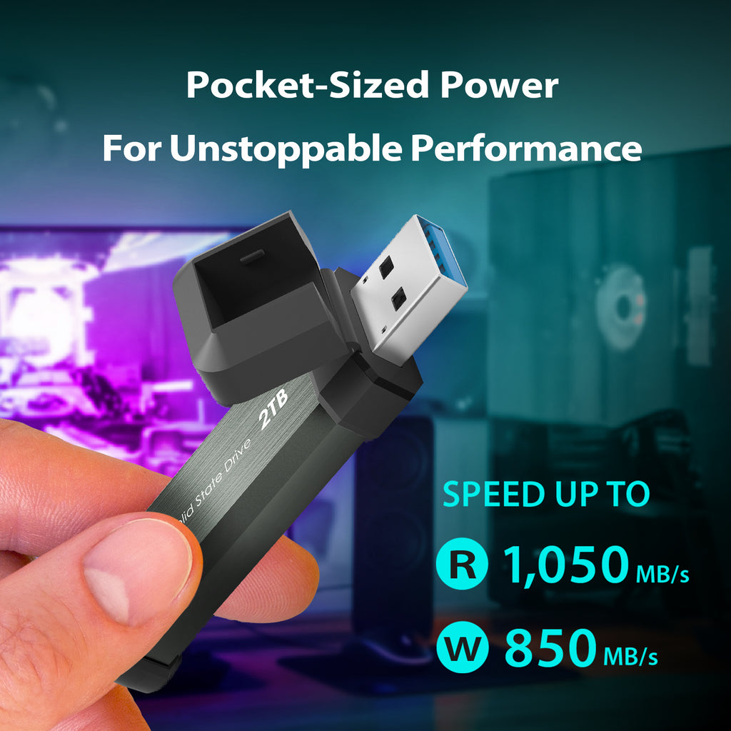 Silicon Power 250GB-2TB MS70 USB 3.2 Gen 2 Portable External SSD
