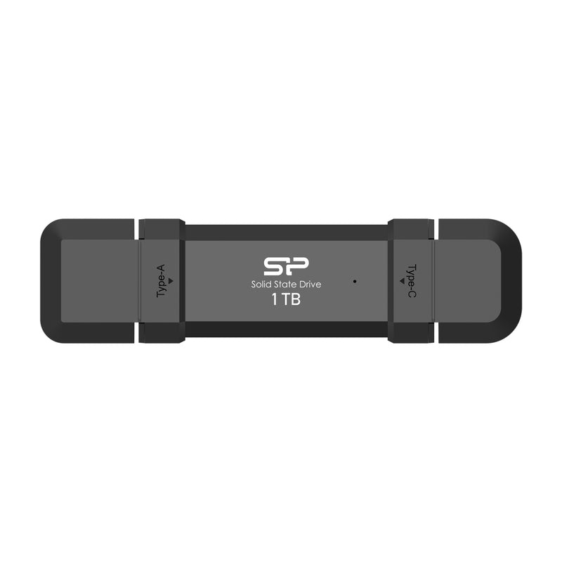 Silicon Power 250GB-1TB DS72 Dual USB-C/USB 3.2 Gen 2 Portable External SSD, Steam Deck and iPhone 15 Pro