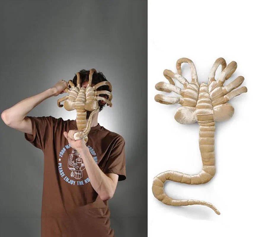 Aliens Xenomorph Face hugger Plush soft Collectible stuffed prop