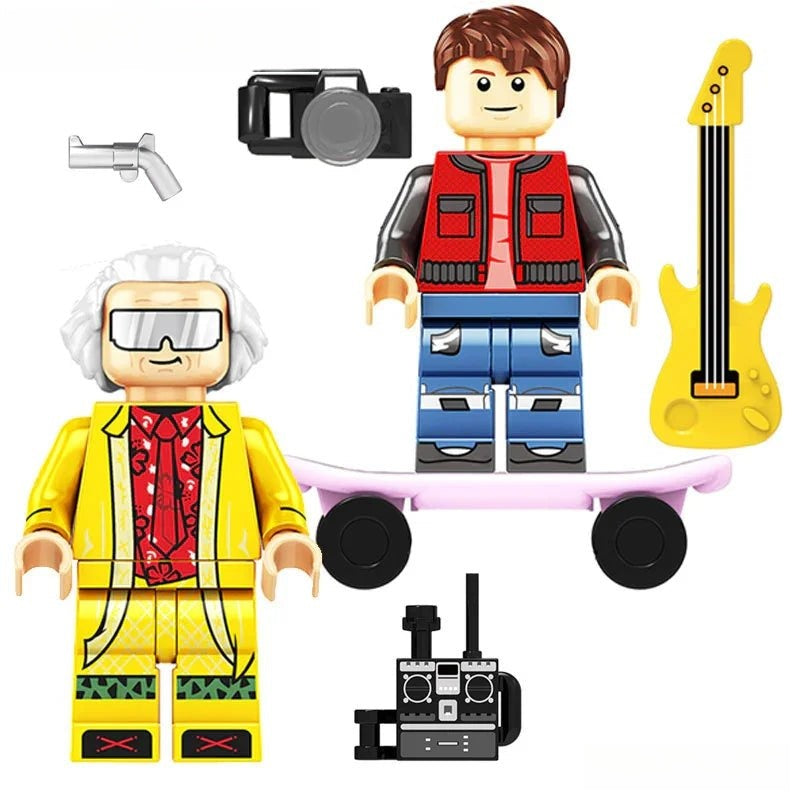 Back to the Future MartyとDocフィギュア 2体セット Back to the Future Marty & Doc Brown set of 2 – Silicon Power