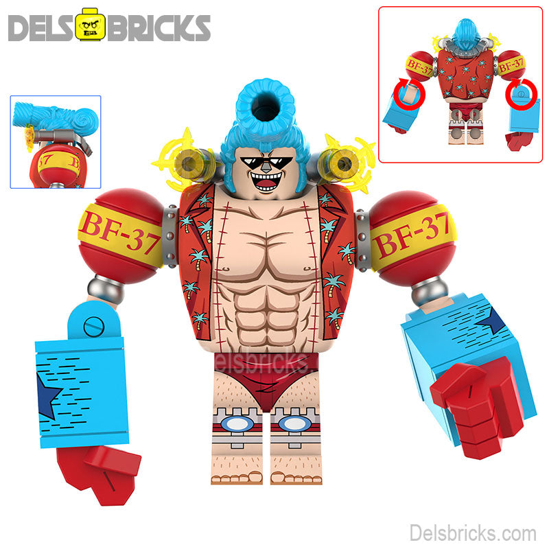 Franky Big Figure ONE PIECE Anime Lego Minifigures custom
