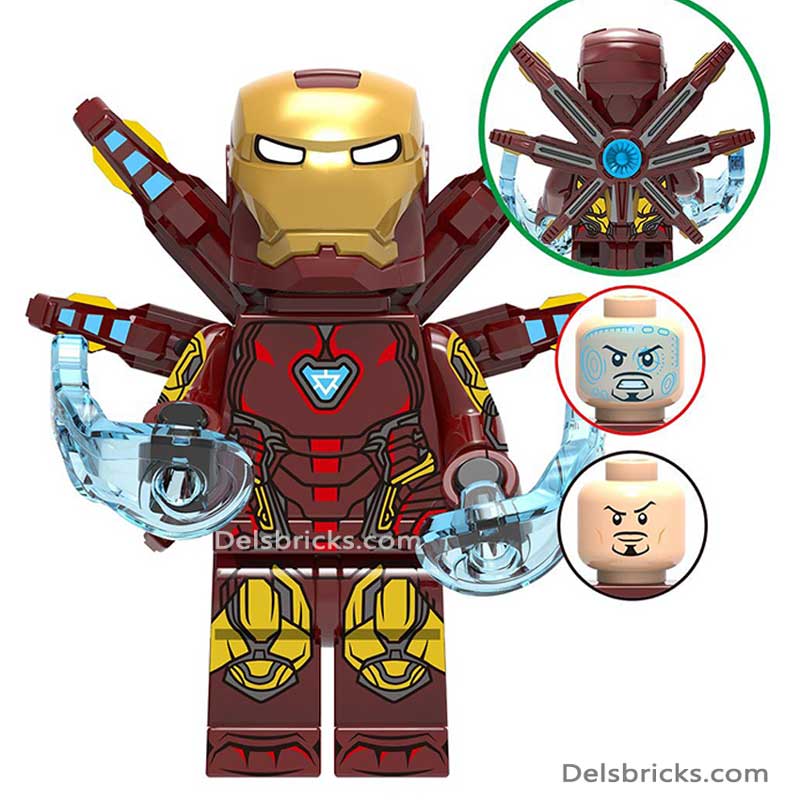 Ironman Mark 85 Tony Stark Lego Minifigures Custom toys – Silicon