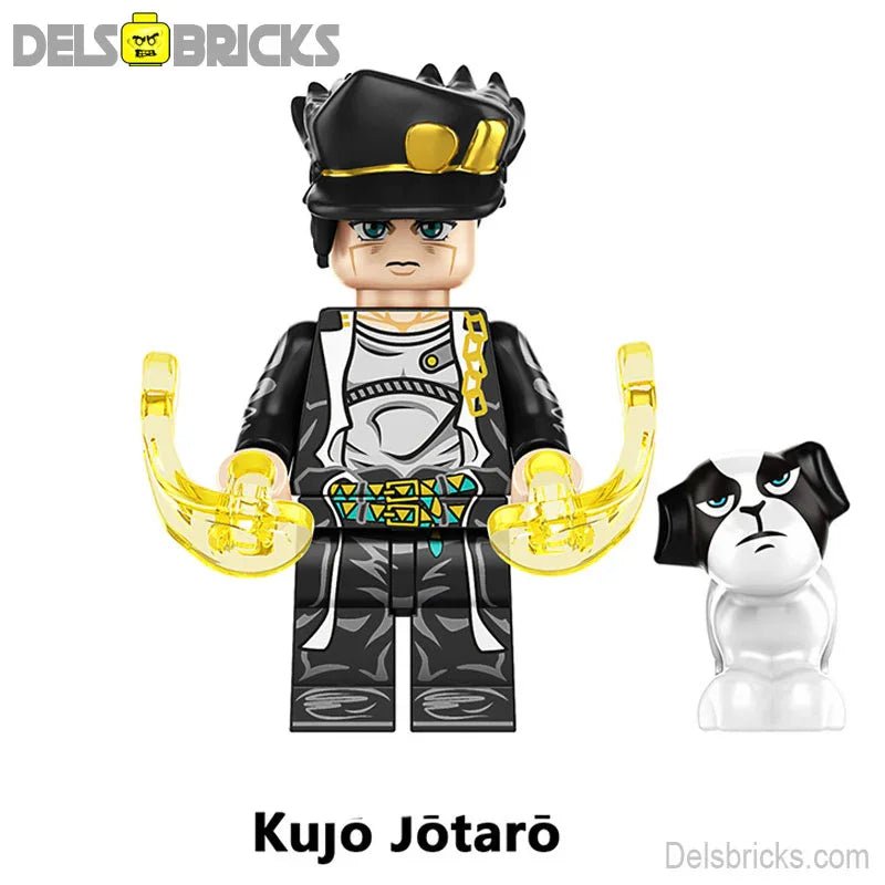 Kujo Jotaro Jojo's Bizarre Adventure Anime Lego Minifigures custom