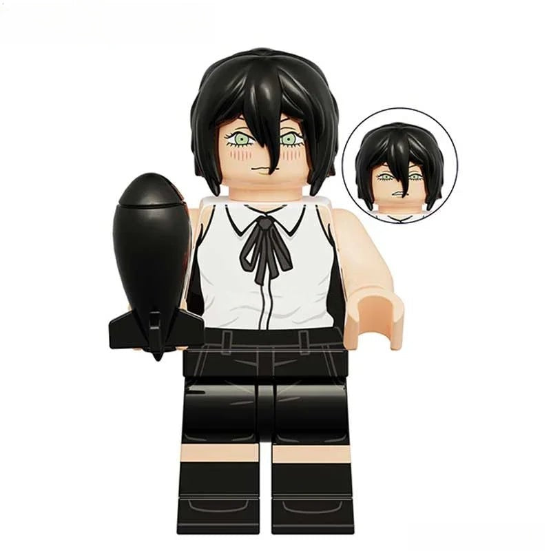 Lady Reze Bomb Girl from Chainsaw Man Minifigure Anime Toys