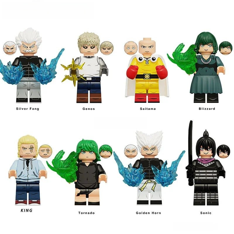 One Punch Man Anime Set of 8 Minifigure Toy – Silicon Power Store (US)