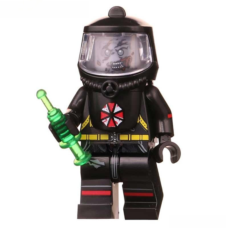 Resident Evil Black Hazmat Zombie Minifigure – Silicon Power Store
