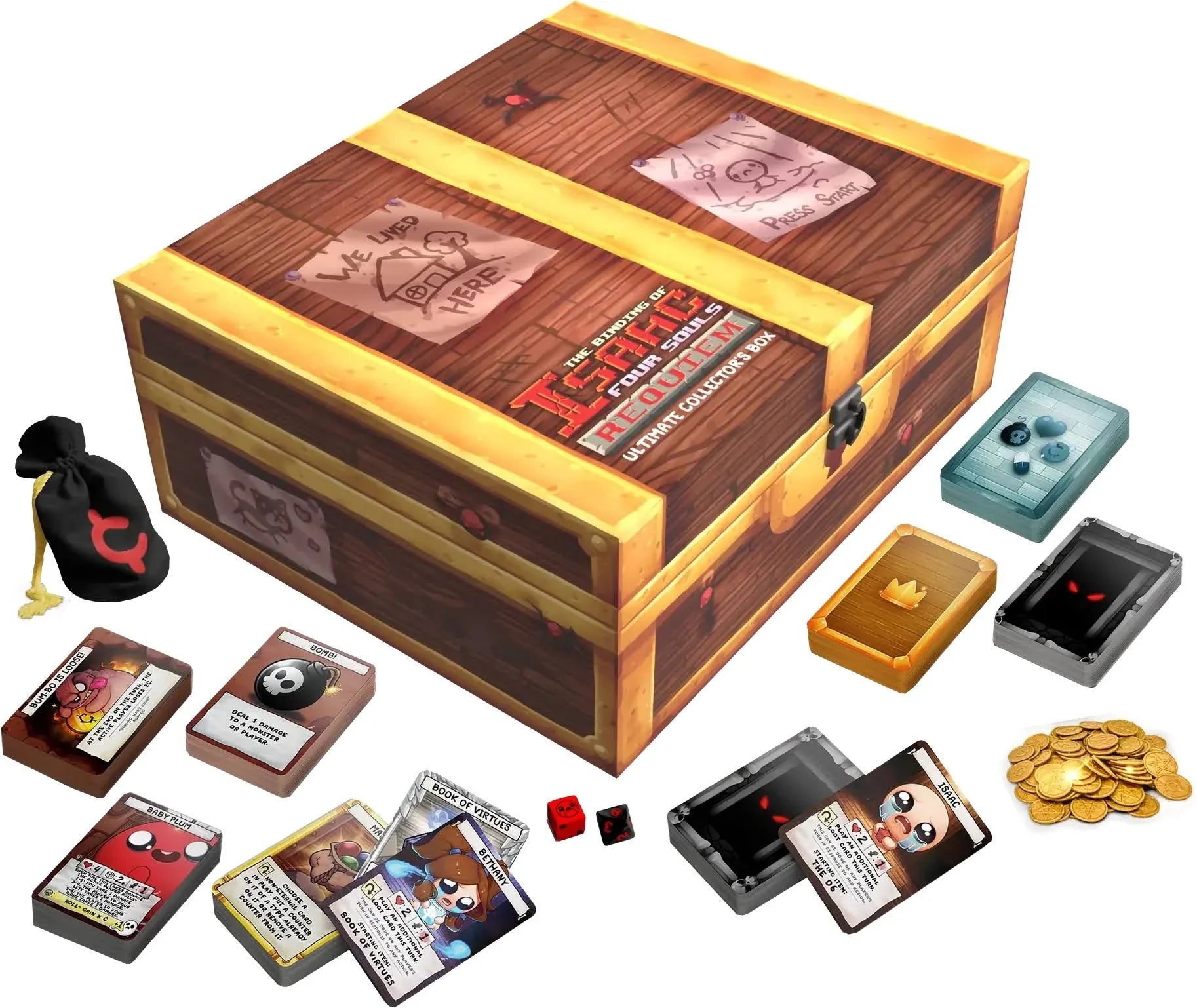 binding of isaac four souls gold box exclusive cards The Isaac: Edition betrayal and hoarding The Binding of Isaac: Four