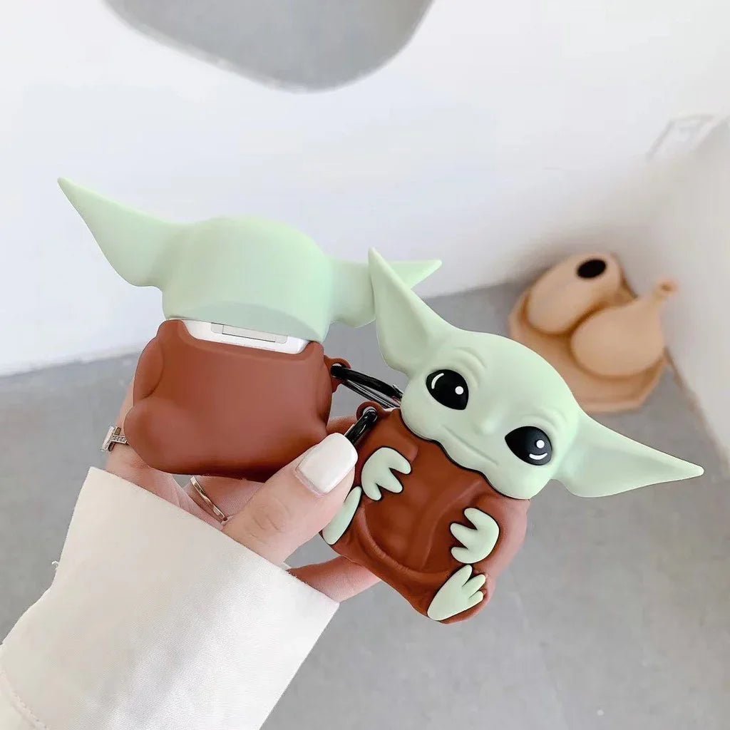 Star Wars Airpod Case Mandalorian Baby Yoda Grogu Silicon bumper