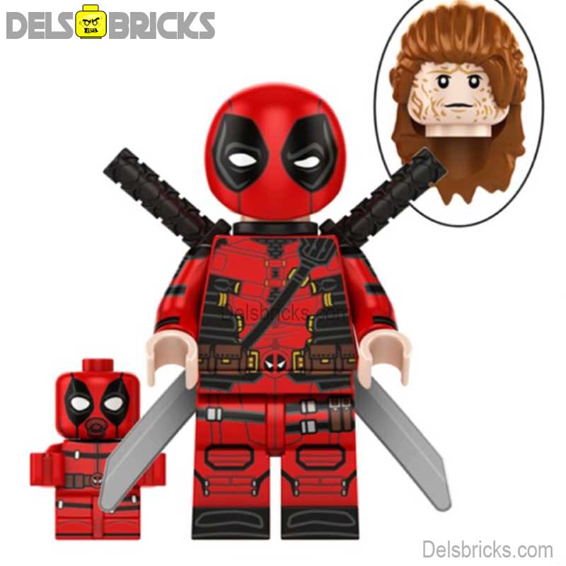 Long Hair Deadpool from Deadpool Wolverine Movie Lego