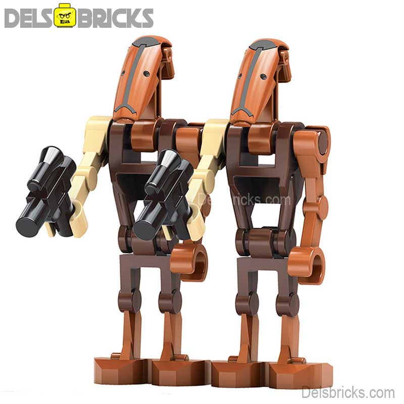 RO-GR Battle Droids set of Star Wars Lego Minifigures Custom