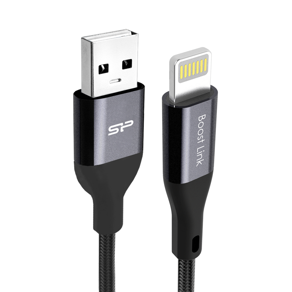 Koreaans Klagen flexibel Silicon Power Lightning Cable 3.3 FT (1M) for iPhone-Black – SP Silicon  Power