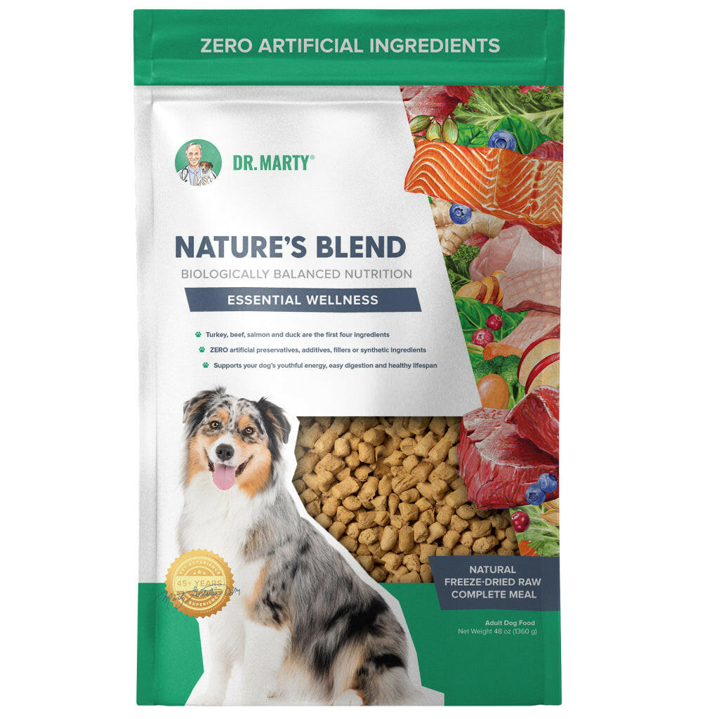 Dr. Marty Nature’s Blend Essential Wellness Freeze-Dried Raw Dog Food (48 oz)