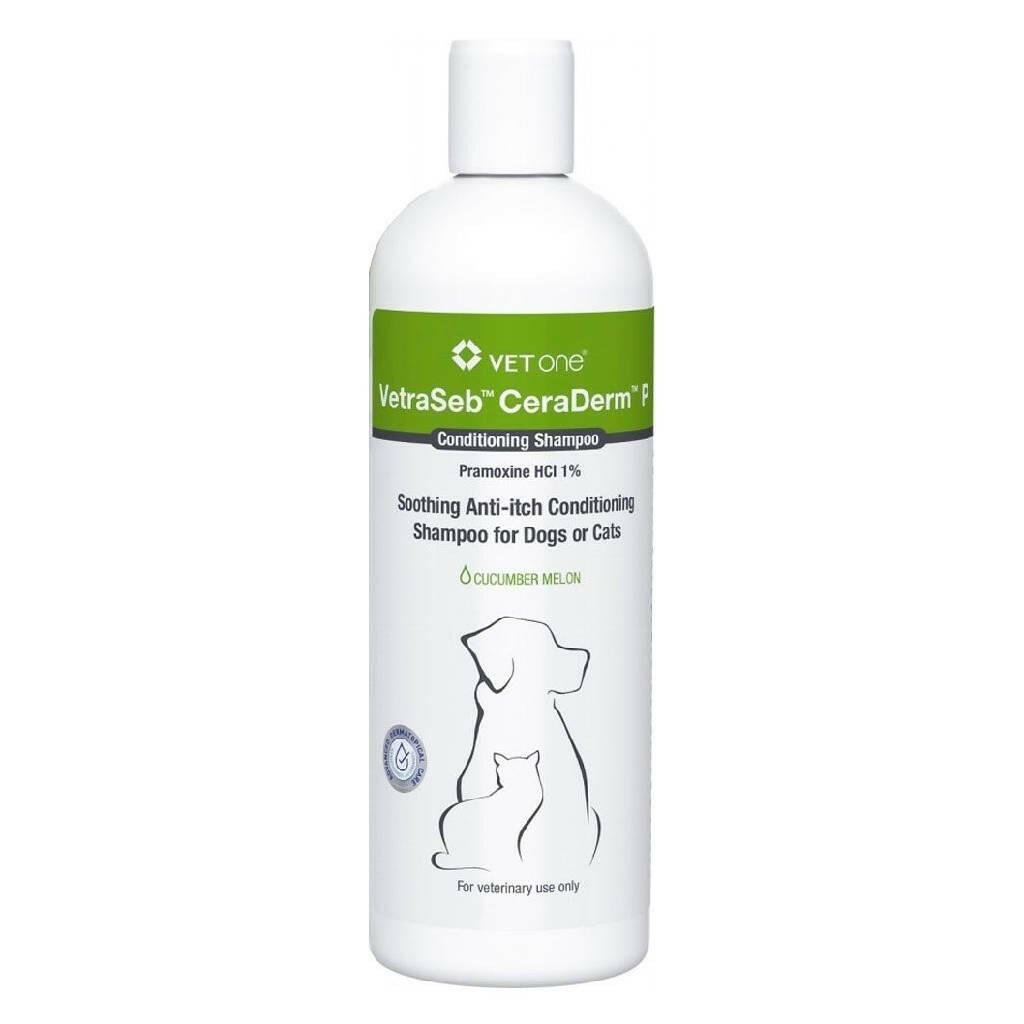 VetraSeb CeraDerm P Anti-Itch Conditioning Shampoo for Dogs & Cats