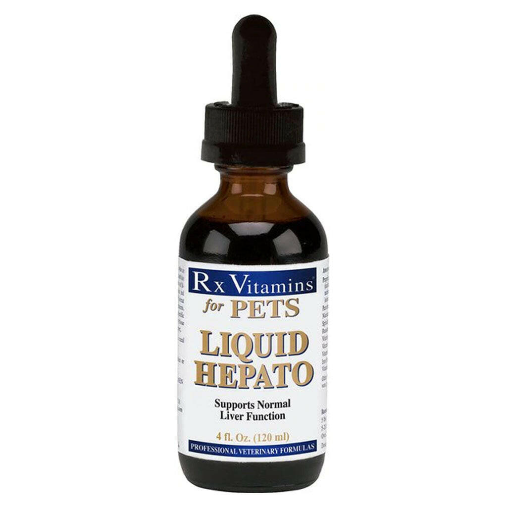 Rx Vitamins Hepato Liquid Liver Supplement for Dogs & Cat (4 oz)