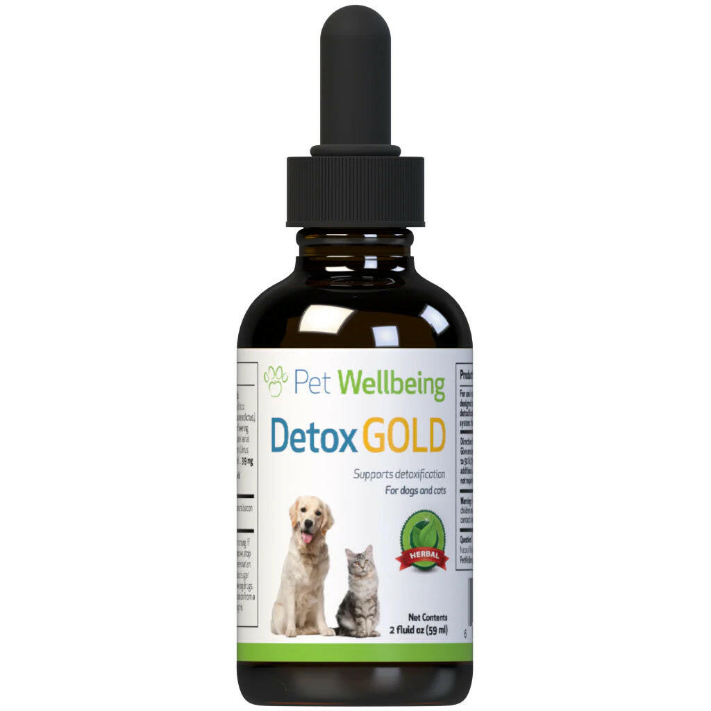 Detox Gold for Dogs - Gentle Detoxification & Elimination Support