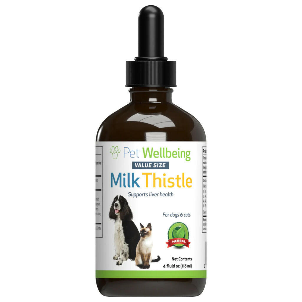 Milk Thistle Supplement for Healthy Liver Function in Dogs