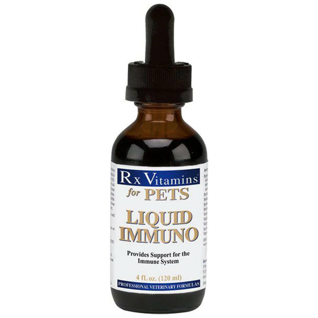 Rx Vitamins Liquid Immuno For Dogs & Cats - Bacon Flavor (4 oz)