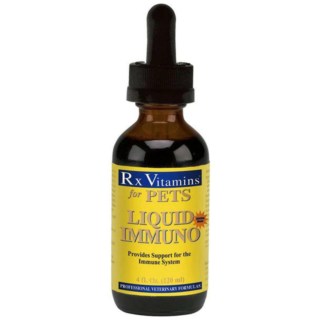 Rx Vitamins Liquid Immuno For Dogs & Cats - Chicken Flavor (4 oz)