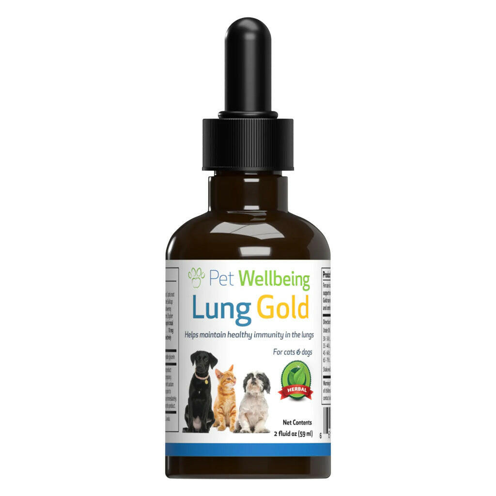 Pet Wellbeing Lung Gold for Cats