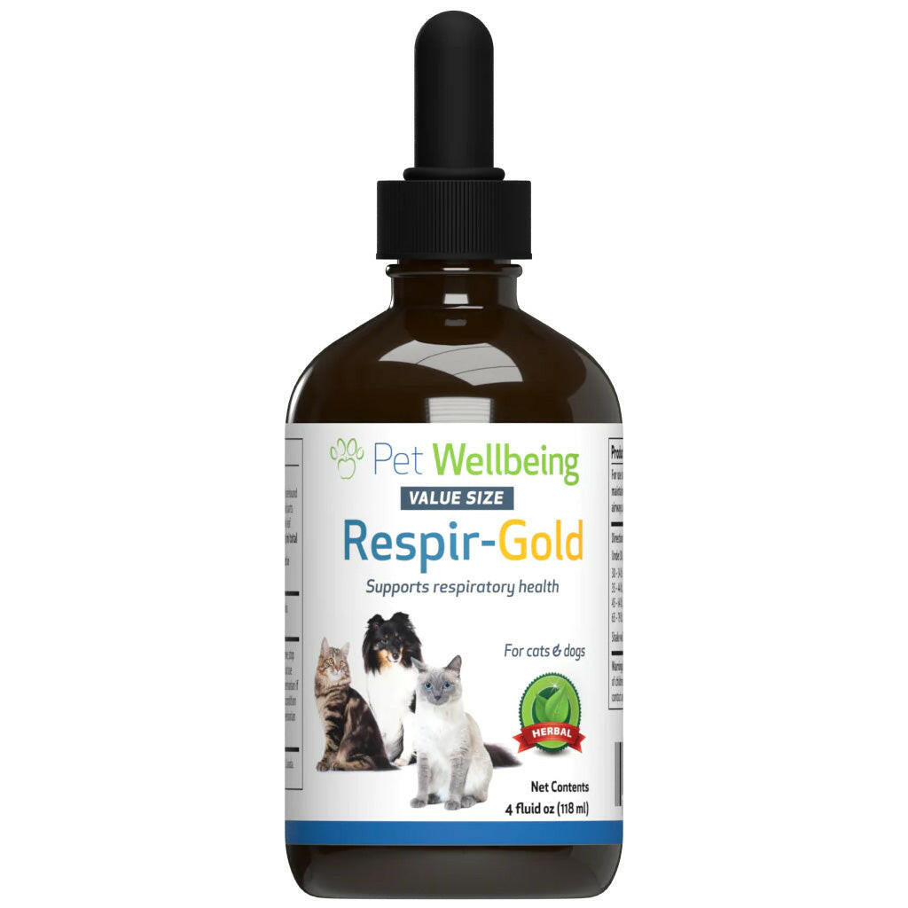 Pet Wellbeing Respir-Gold for Easy Breathing in Cats