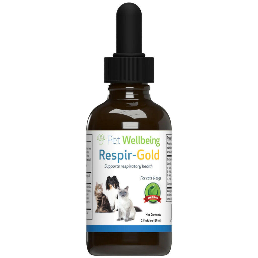 Pet Wellbeing Respir-Gold for Easy Breathing in Cats