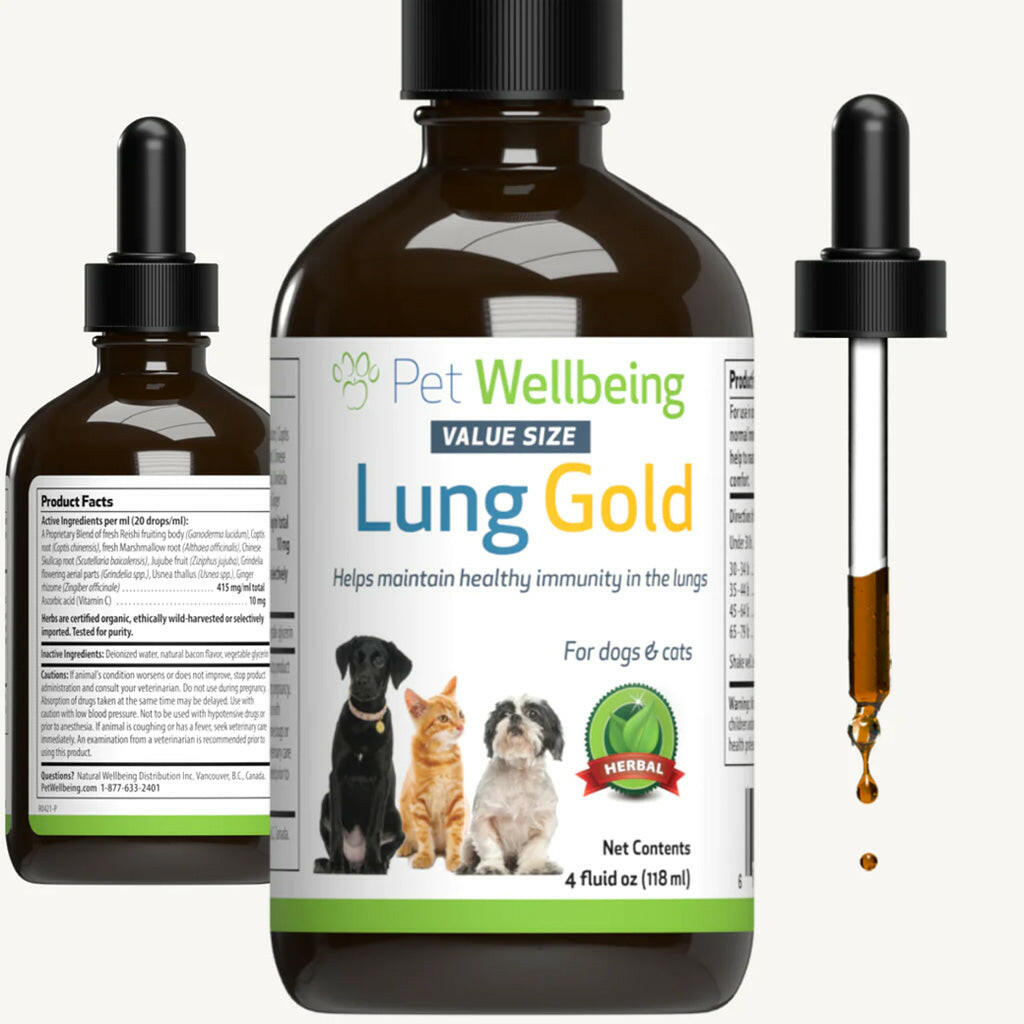 Lung Gold - Lower Respiratory Tract Support for Dogs (4 oz)