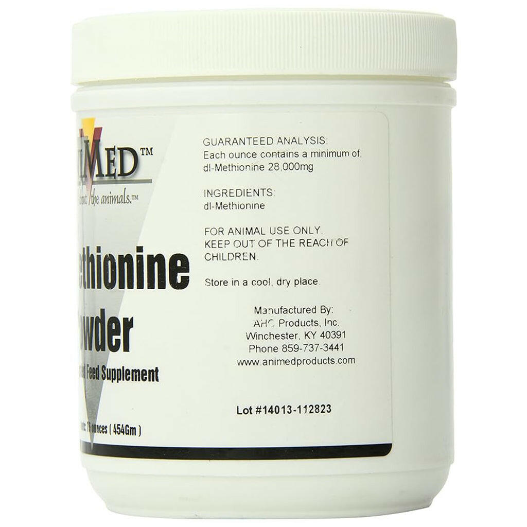 AniMed Dl-Methionine Powder Supplement For Horses (16 oz)