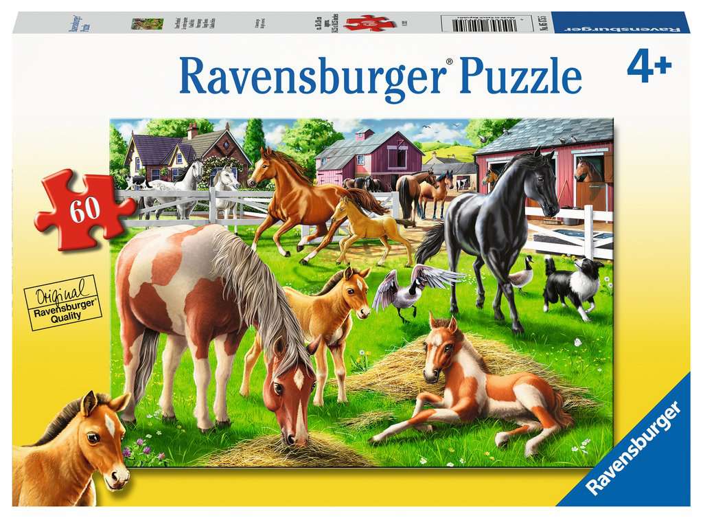 Puzzle: Happy Horses