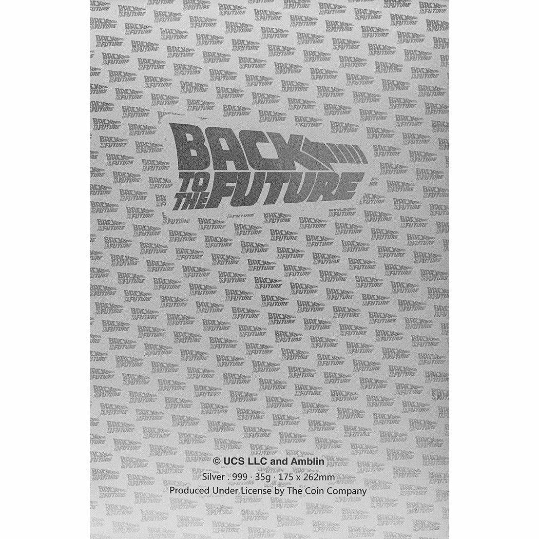 Back to the Future Limited Edition 2021 Marty McFly and Doc Brown - 35g Pure Silver Foil