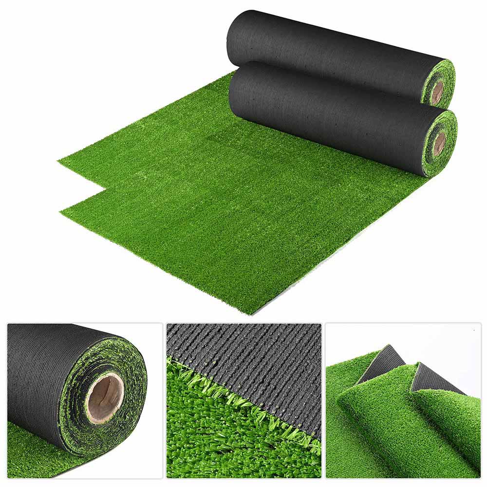 Yescom 65'x6' Artificial Grass for Patio Backyard (2x)65x3ft