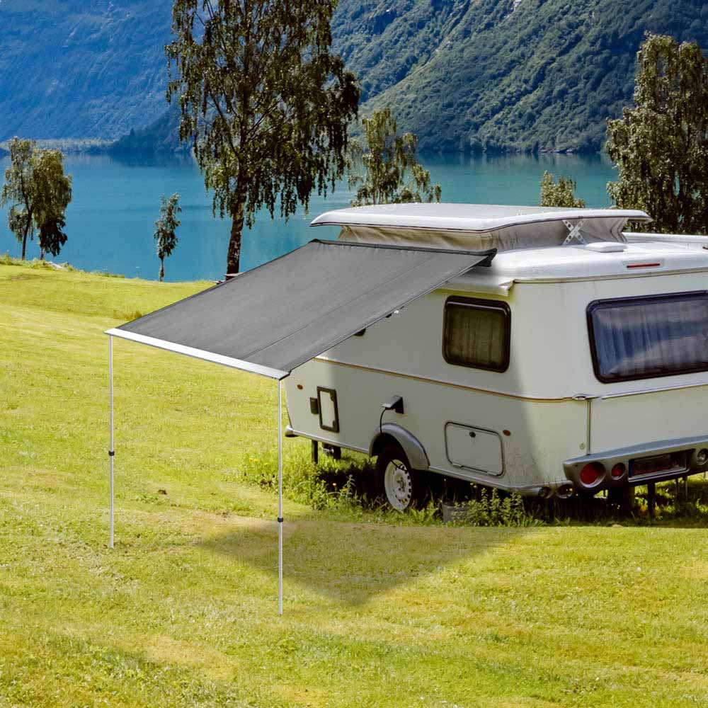 Yescom Awning 6' 7" x 8' 2" Vehicle Rooftop Side Tent Shade