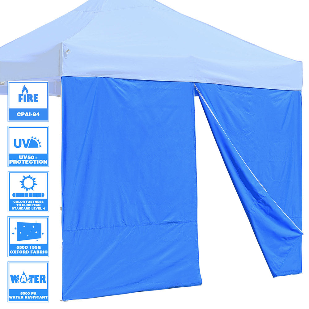 Yescom Canopy Tent Wall with Zip 10x7ft UV50+ CPAI-84