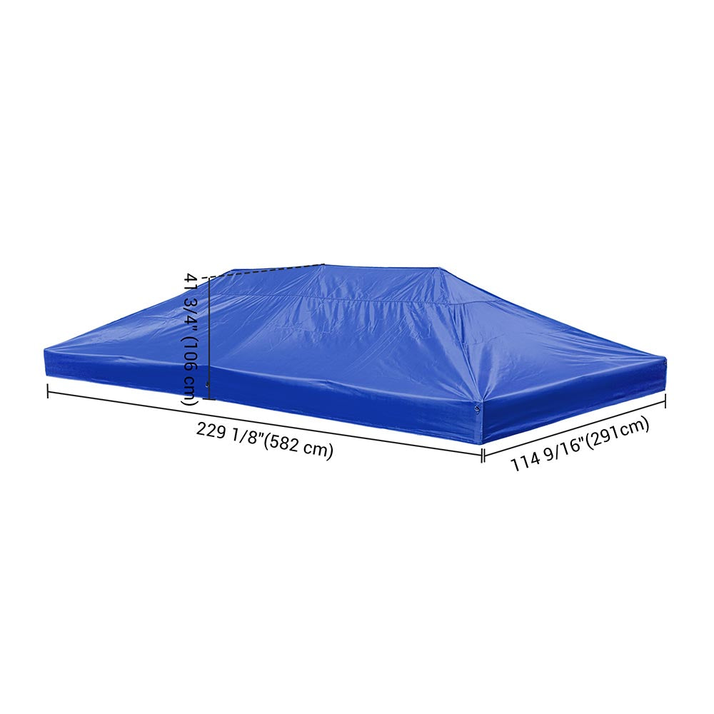 Yescom 10'x20' Ez Pop Up Tent Canopy Top Replacement (9.6'x19')