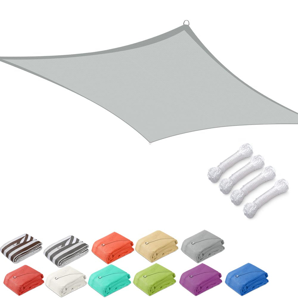 Yescom Patio Rectangle Sun Sail Shade Canopy 8ftx10ft