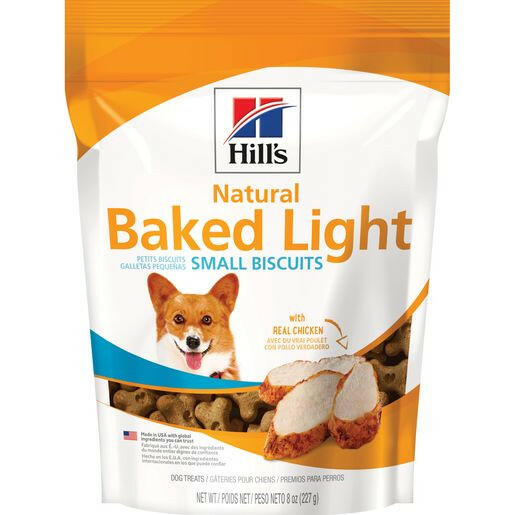 Hill's Natural Baked Light Biscuits with Real Chicken Treats for Small Dogs