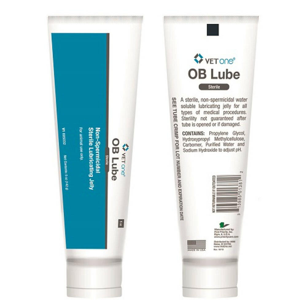 VetOne OB Lube, Non-Spermicidal, Sterile (5 oz)