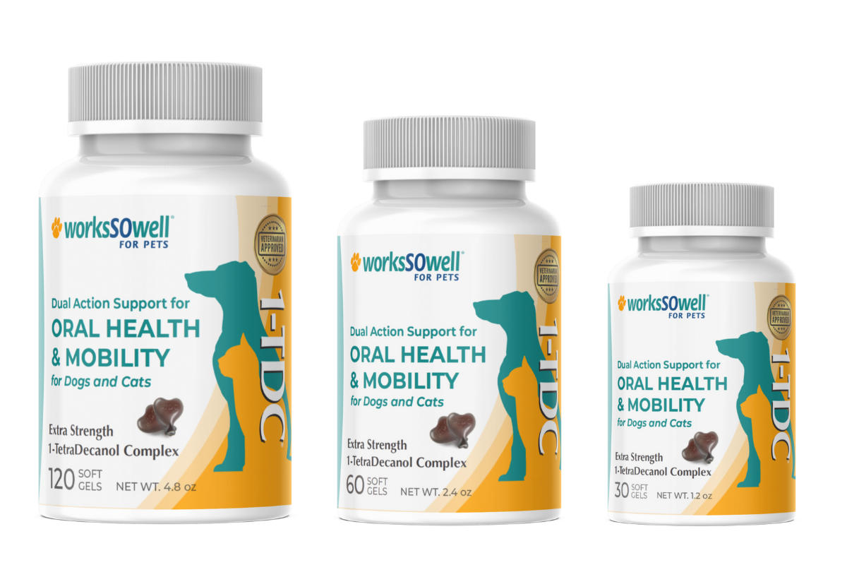 1-TDC Periodontal & Joint Health Softgels for Dogs & Cats