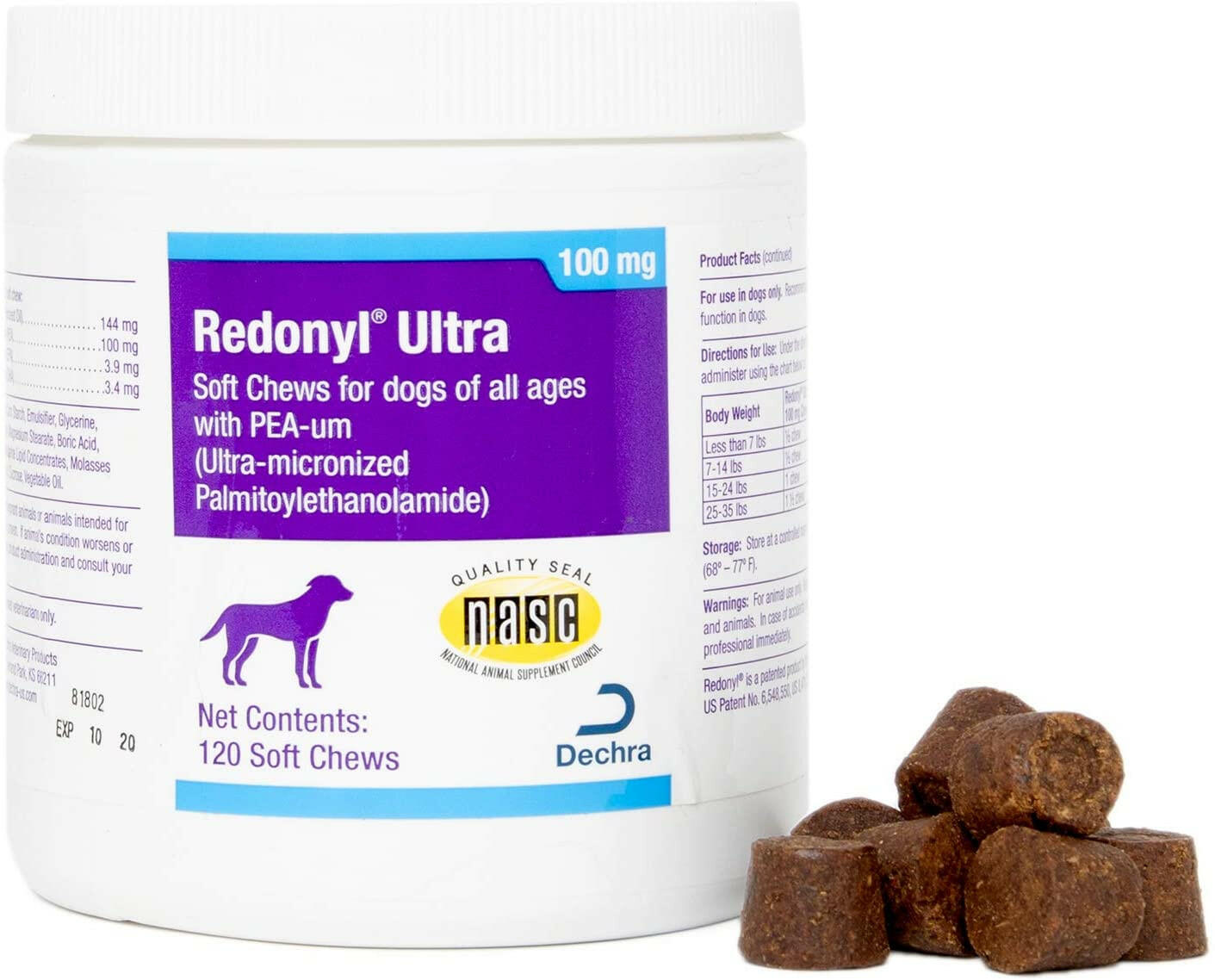 Redonyl Ultra for Dogs 100mg (120 soft chews)