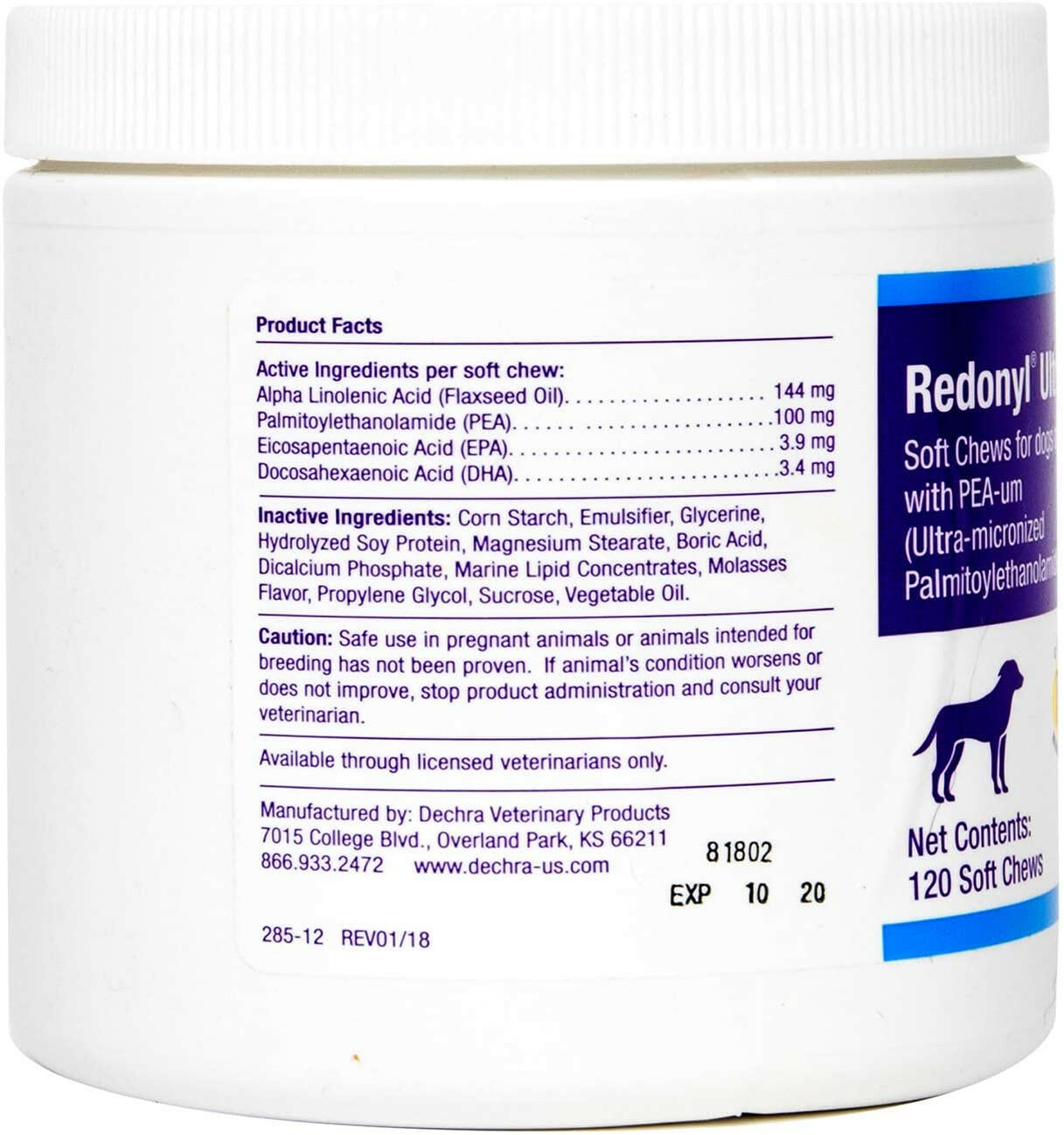 Redonyl Ultra for Dogs 100mg (120 soft chews)