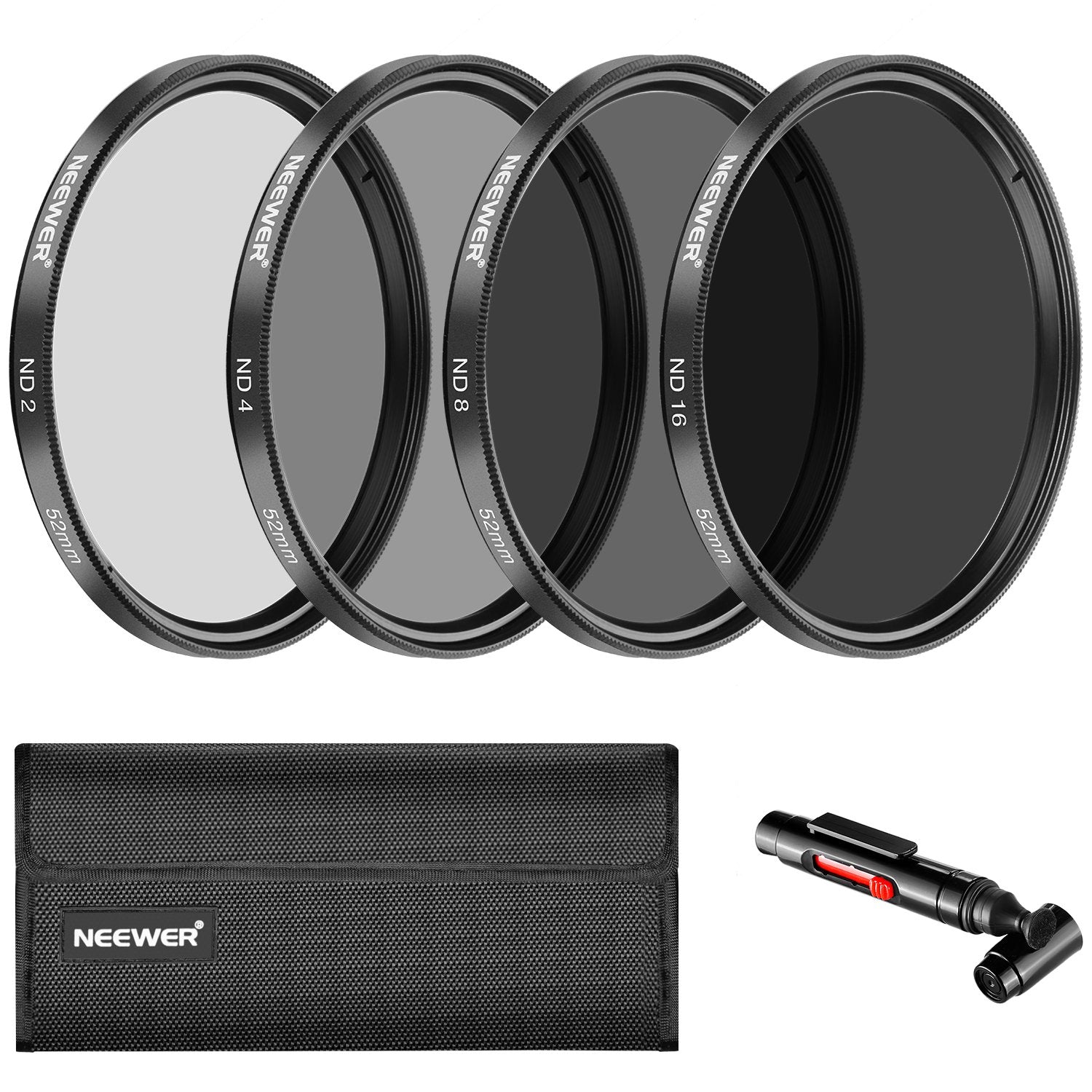 NEEWER 4 Pack ND Filter Kit