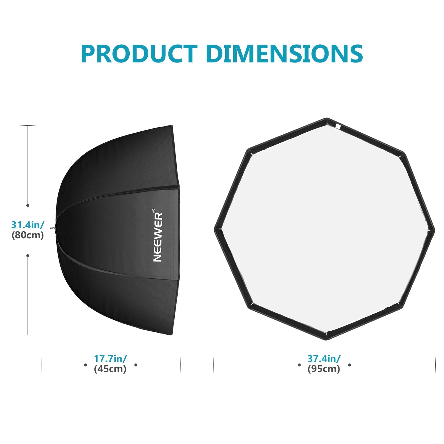 NEEWER 37.5''/95cm Octagon Softbox