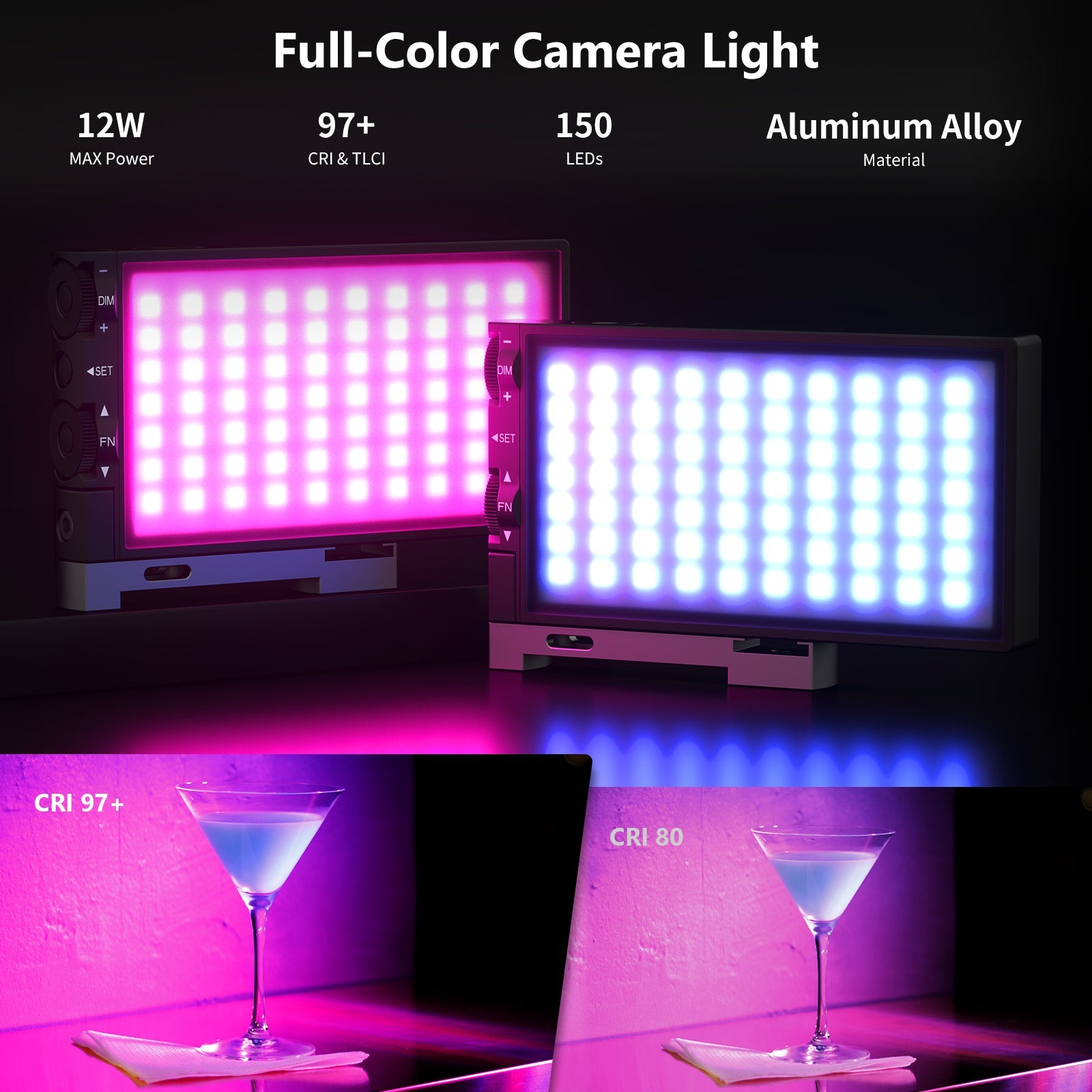 NEEWER RGB150 Aluminum Alloy RGB Camera Light