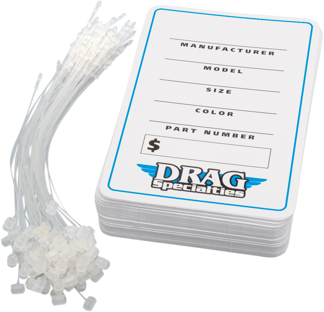 DRAG SPECIALTIES Multicolor Hang Tags with Tagger Locks – Part 9904-0922