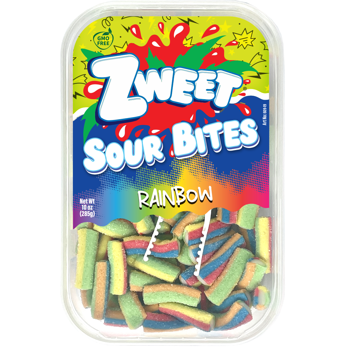 Sour Rainbow Rope Bites | Zweet | 10 oz
