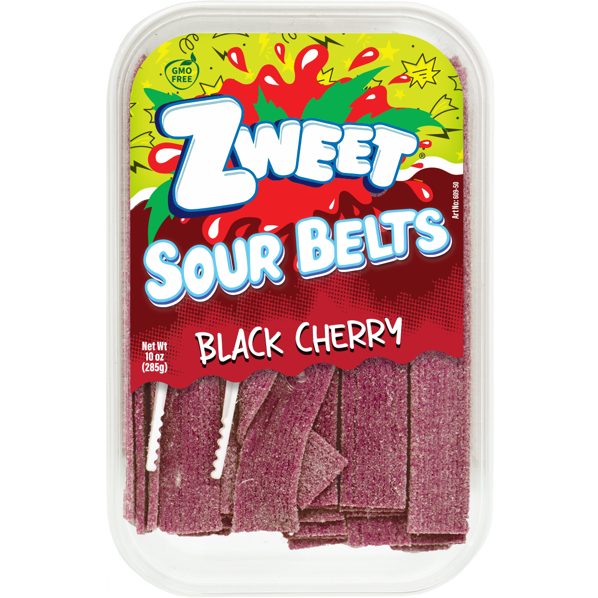 Sour Black Cherry  Belts | Zweet | 10 oz