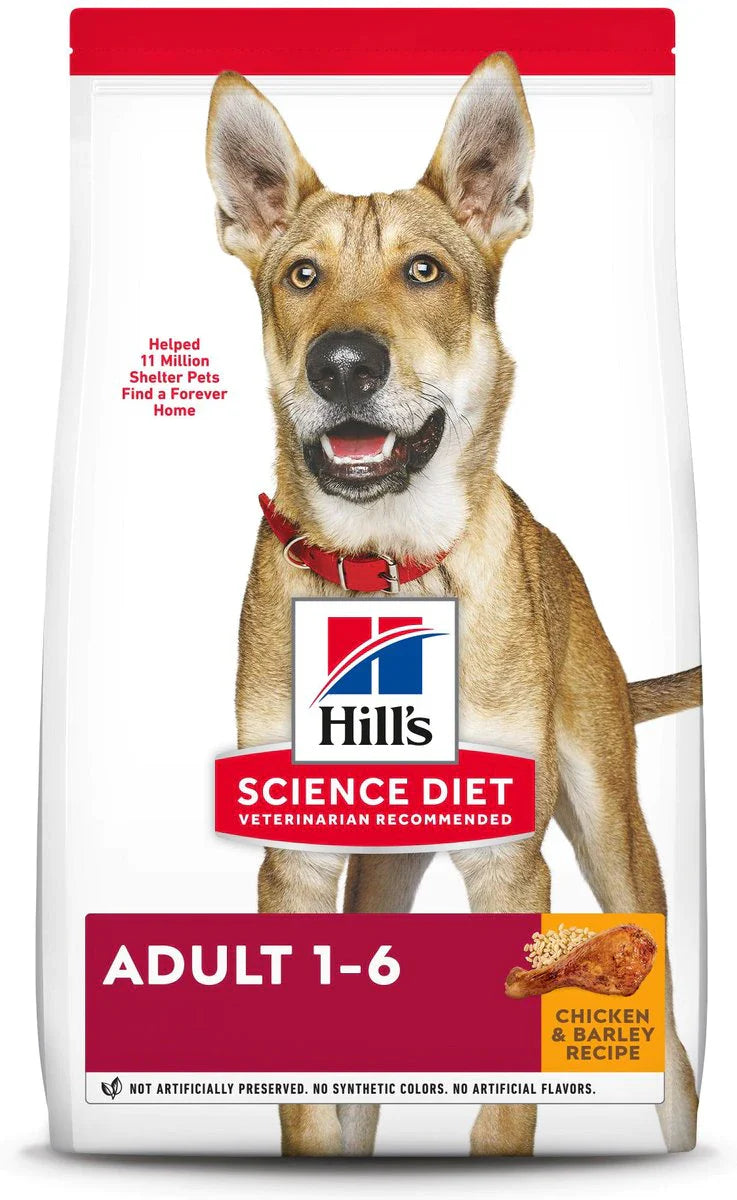 Hill's Science Diet Adult Dry Dog Food Chicken & Barley Recipe