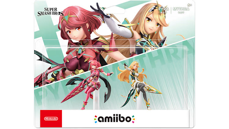 Nintendo: amiibo™ - Pyra + Mythra 2-Pack - Super Smash Bros.™ Series